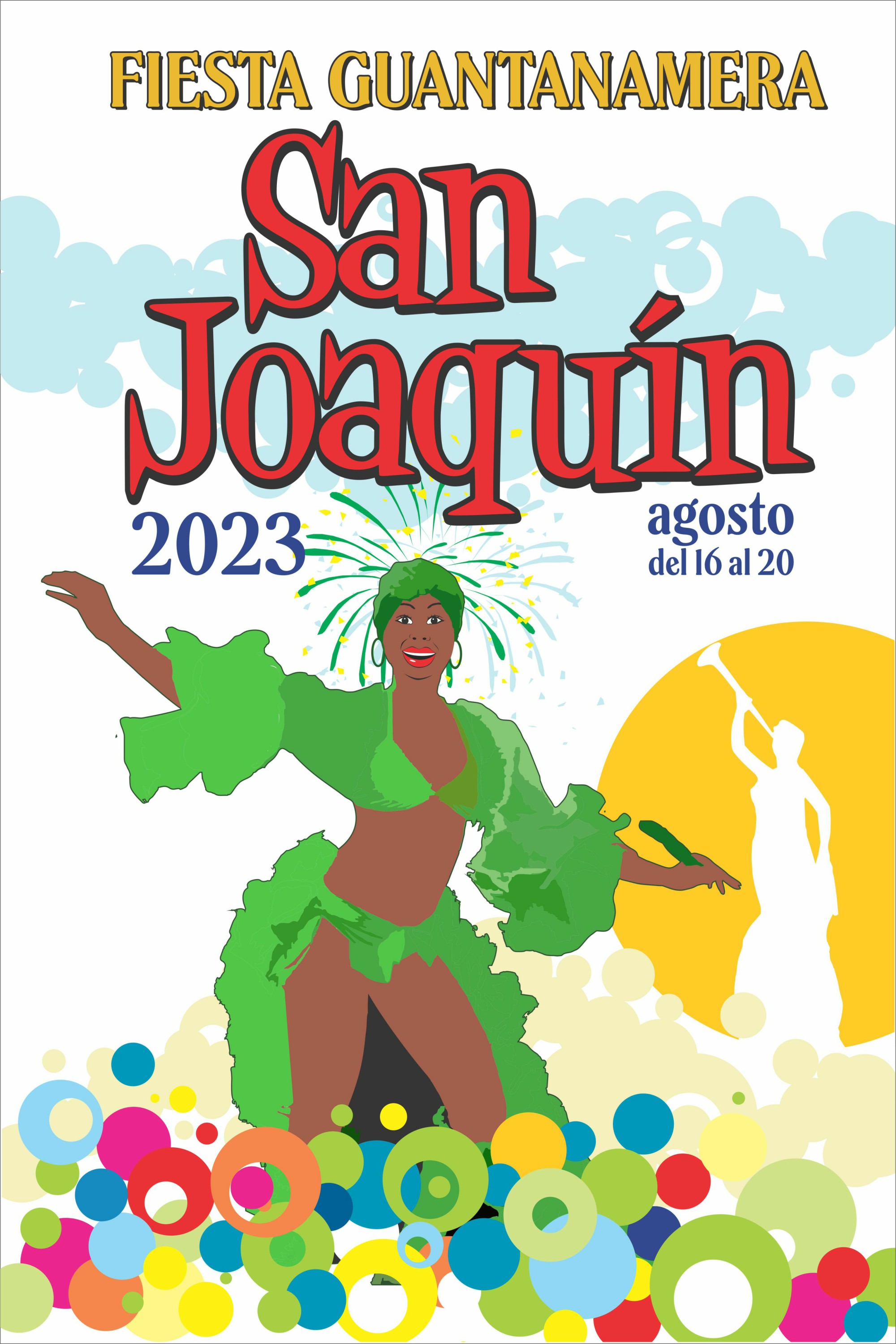 Cartel Fiestas San Joaquín 400 x 600 mm